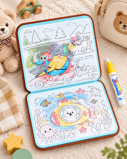 Magic Water Painting Book product close-up